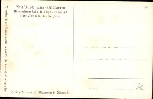 Künstler Ak Schiestl, Matthäus, Alte Römerstraße