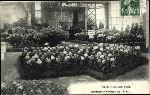 Ak Paris, Exposition d'Horticulture 1909, Innenansicht