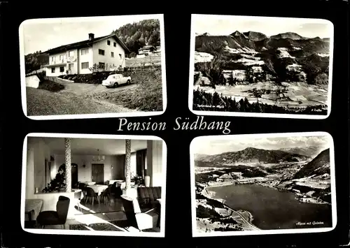 Ak Wiedemannsdorf Thalkirchdorf Oberstaufen im Allgäu, Pension Südhang, Panorama