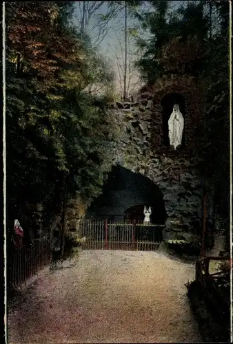 Ak Arenberg Koblenz am Rhein, Arenberger Anlagen, Grotte von Lourdes