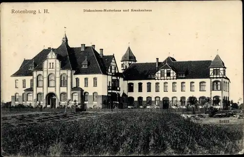 Ak Rotenburg in Hannover Rotenburg an der Wümme, Diakonissen-Mutterhaus, Krankenhaus