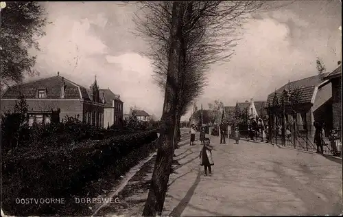 Ak Oostvoorne Südholland, Dorpsweg