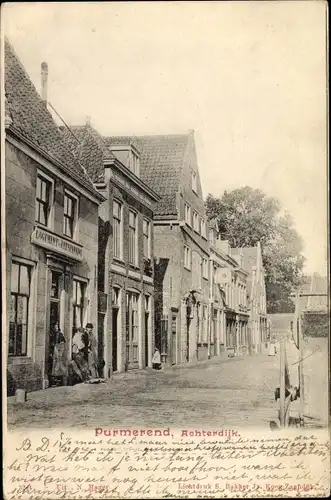 Ak Purmerend Nordholland Niederlande, Achterdijk, Geschäft