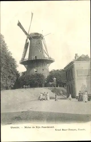 Ak Utrecht Niederlande, Windmühle