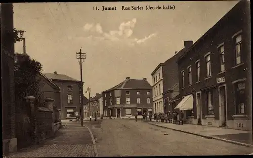 Ak Jumet Charleroi Wallonien Hennegau, Rue Surlet