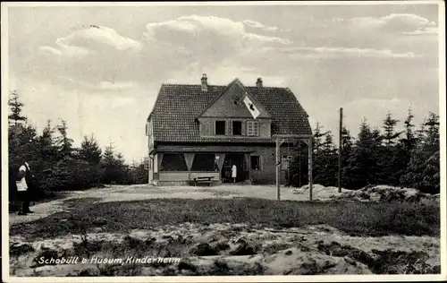 Ak Schobüll Husum in Nordfriesland, Kinderheim