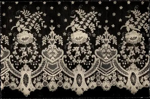 Ak Veritable Point d'Alencon, Dantelles anciennes, Klöppelwerk