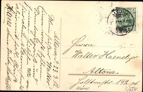 Ak Hund, Tier-Portrait