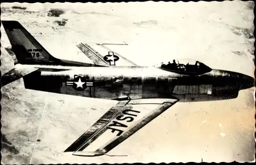 Ak Amerikanisches Militärflugzeug, North America, Sabre F 86 D, Jet Plane, USAF