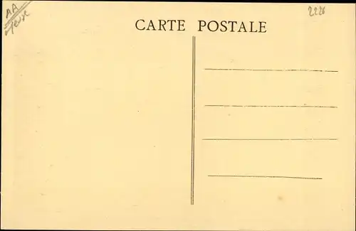 Ak Verdun Lothringen Meuse, Ecole des Garcons, rue des Tanneries, Kriegszerstörungen, I WK