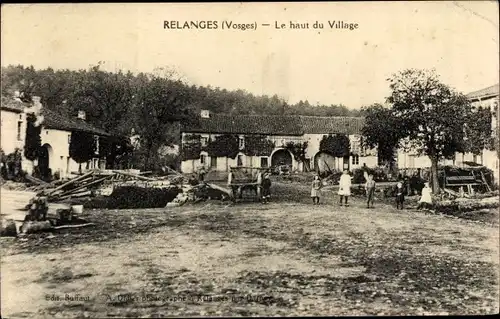 Ak Relanges Vosges, Le haut du Village