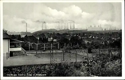 Ak Knapsack Hürth Nordrhein Westfalen, Gesamtansicht, Kraftwerk Goldenbergwerk, Elektrizitätswerk