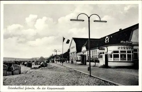 Ak Ostseebad Grömitz in Holstein, An der Kurpromenade