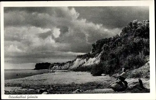 Ak Ostseebad Grömitz in Holstein, Partie am Strand