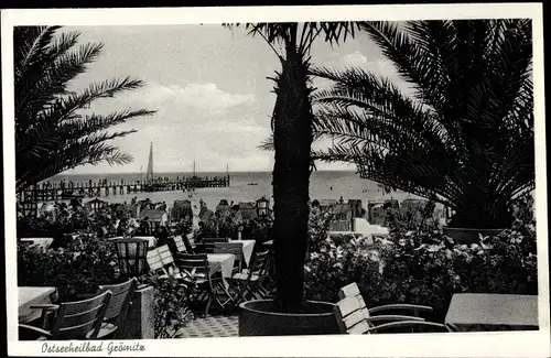 Ak Ostseebad Grömitz in Holstein, Partie am Strand