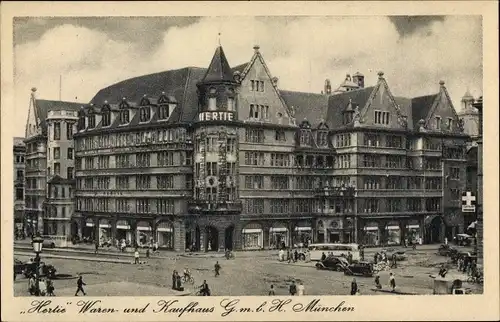 Ak München Bayern, Warenhaus u. Kaufhaus Hertie