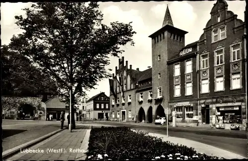 Ak Lübbecke in Westfalen, Rathaus