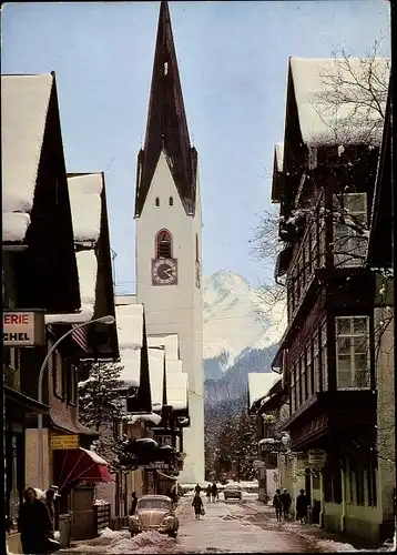 Ak Oberstdorf im Oberallgäu, Kirchstraße