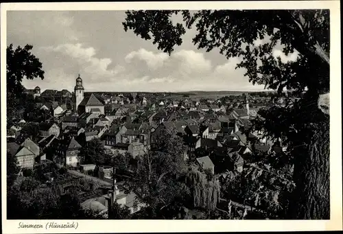 Ak Simmern im Hunsrück, Gesamtansicht