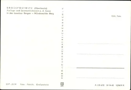 Ak Großpostwitz in Sachsen, Gesamtansicht