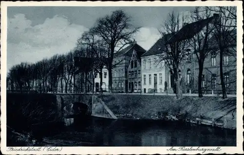 Ak Friedrichstadt an der Eider Nordfriesland, Am Fürstenburgwall