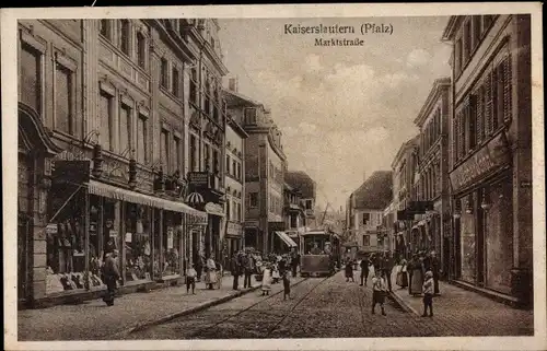 Ak Kaiserslautern in der Pfalz, Marktstraße