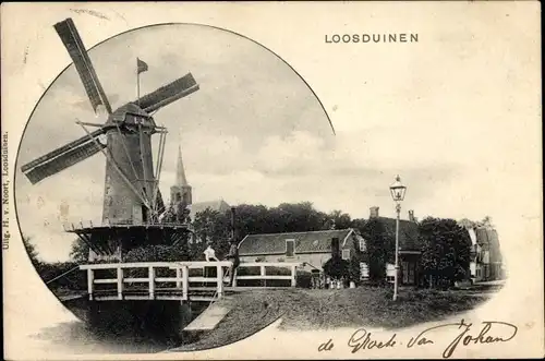 Ak Loosduinen Südholland, Molen, Windmühle