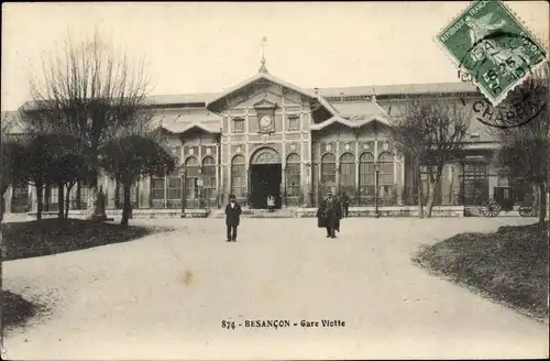 Ak Besançon Doubs, Gare Vlotte