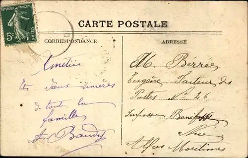 Ak Libourne Gironde, La Gare