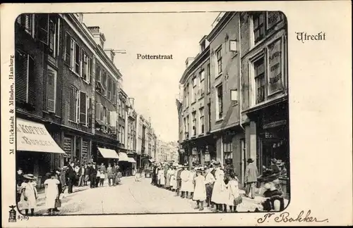 Ak Utrecht Niederlande, Potterstraat