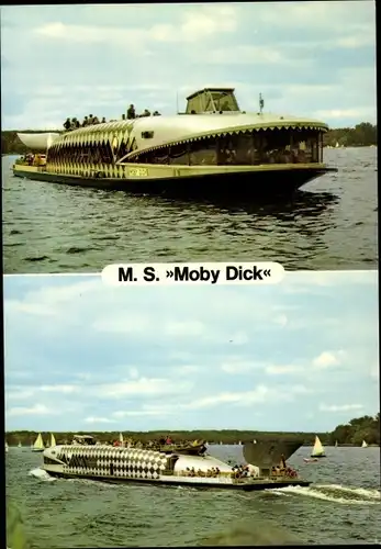 Ak MS Moby Dick auf dem Wannsee, Stern und Kreisschifffahrt Berlin