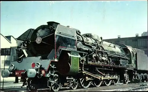 Ak Französische Eisenbahn, Dampflok, Typ 241 P