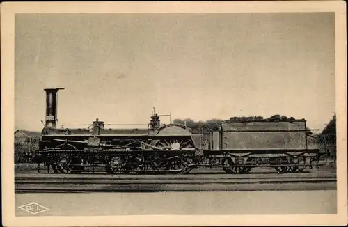 Ak Französische Eisenbahn, Dampflok No. 147, Chemins de Fer du Nord