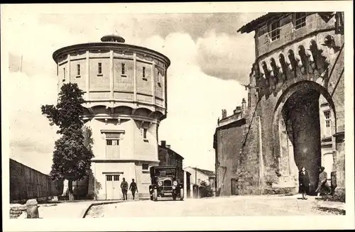 Ak Verdun Meuse, La Porte Châtel, Château d'Eau, Wasserturm