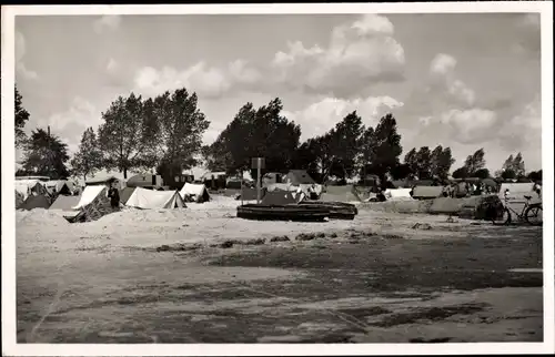 Ak Ostseebad Scharbeutz in Ostholstein, Strandpartie, Zelte, Strandleben