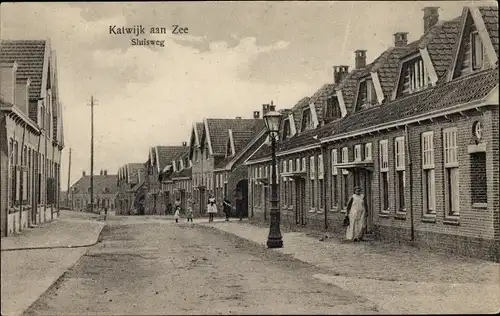 Ak Katwijk aan Zee Südholland Niederlande, Sluisweg