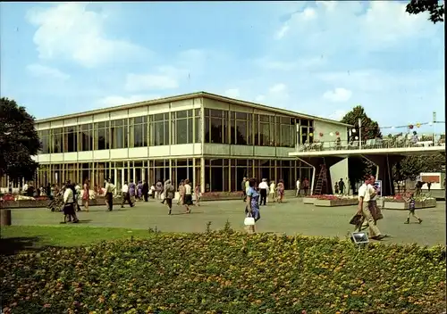 Ak Erfurt in Thüringen, iga, vor der Zentralgaststätte