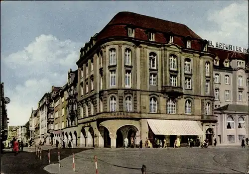 Ak Erfurt in Thüringen, Hotel Erfurter Hof, Bahnhofstraße