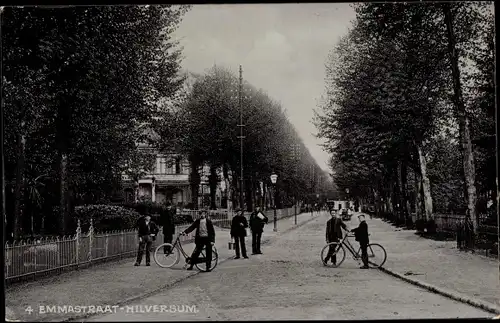 Ak Hilversum Nordholland Niederlande, Emmastraat