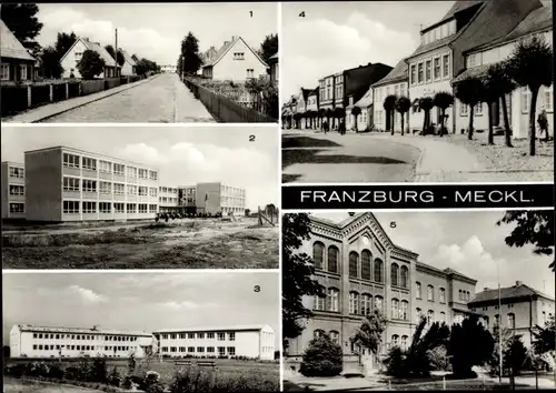 Ak Franzburg in Mecklenburg, Karl Marx Straße, Hans Beimler Oberschule, Sonderschule