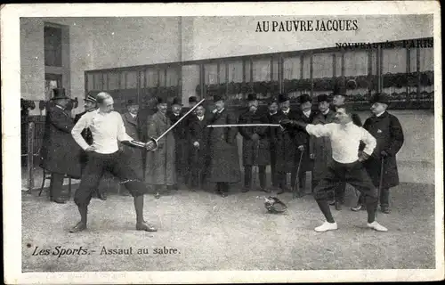 Ak Les Sports, Assaut aus sabre, Fechten