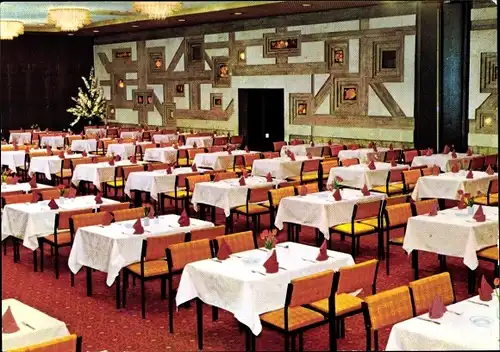 Ak Warnemünde Rostock in Mecklenburg, Hotel Neptun, Bernsteinsaal