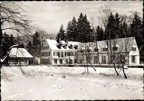 Ak Leopoldstal Horn Bad Meinberg in Lippe Teutoburger Wald, Waldhotel Silbermühle, Winter