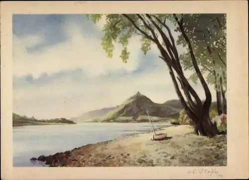 Künstler Ak Höfer, A., Bonn am Rhein, "Rhein bei Bonn"