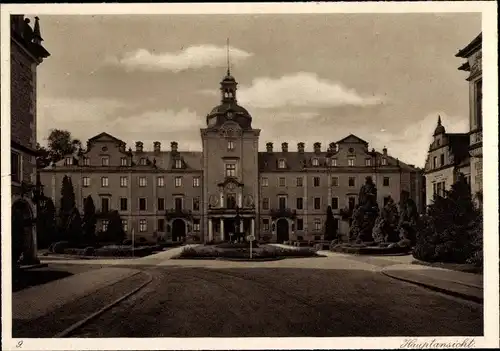 Ak Bückeburg, Außenansicht des Schlosses, Hauptansicht