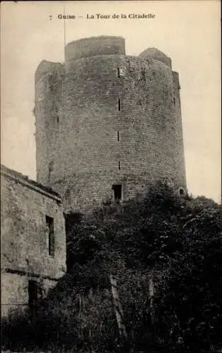 Ak Guise Aisne, La Tour de la Citadelle