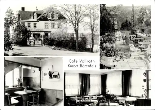 Ak Bärenfels Altenberg im Erzgebirge, Café Vollrath