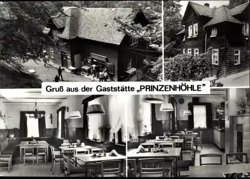 Ak Hartenstein im Erzgebirge Sachsen, Gaststätte Forsthaus Prinzenhöhle