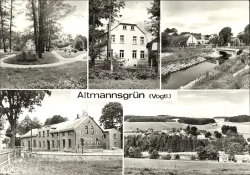 Ak Altmannsgrün Treuen im Vogtland, Ortsansichten