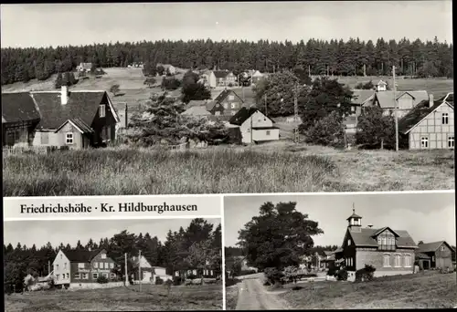 Ak Friedrichshöhe Eisfeld in Thüringen, Teilansichten